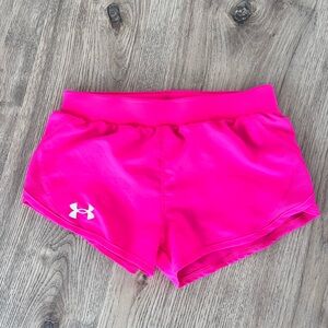 Like new, never worn. Girls Under Armour shorts